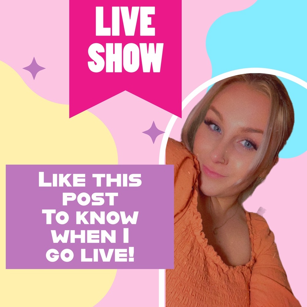MY LIVE SHOW NOTIFICATION POST! 🤩🩷🛍️